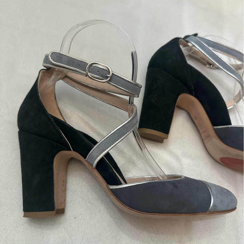 Mavette Colorblock Nola Dorsay Pump Heels Size 39.5EU - Picture 7 of 12